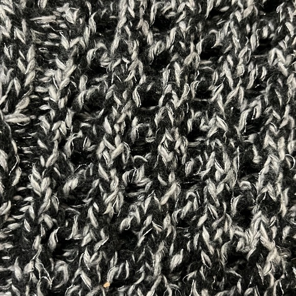 Tommy Bahama black, gray and silver/metallic open knit pullover sweater Size XS - Picture 6 of 17